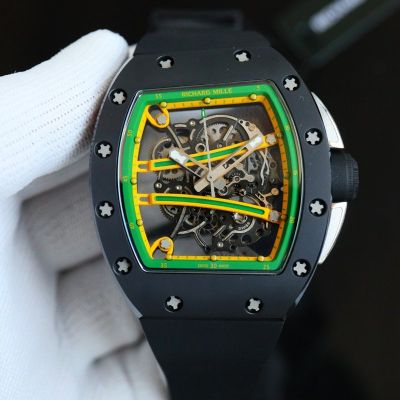  RICHARD MILLE Factory RM 61-01 Black/ White Steel Case Diameter 50.2mm Watch